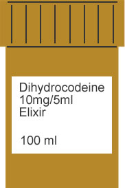Calculate drug dosage from available stock (10mg/5ml dihydrocodeine elixir)